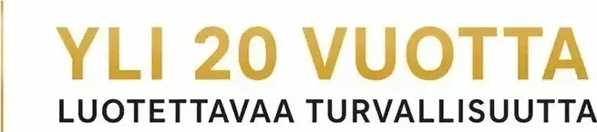 Yli 20 vuotta luotettavaa turvallisuutta